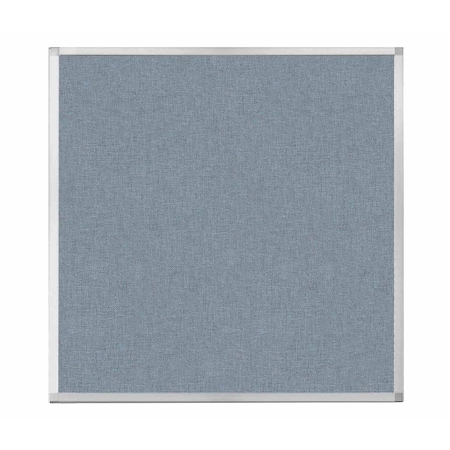 Versare Hush Panel Configurable Cubicle Partition 4' x 4' Powder Blue Fabric 1850404